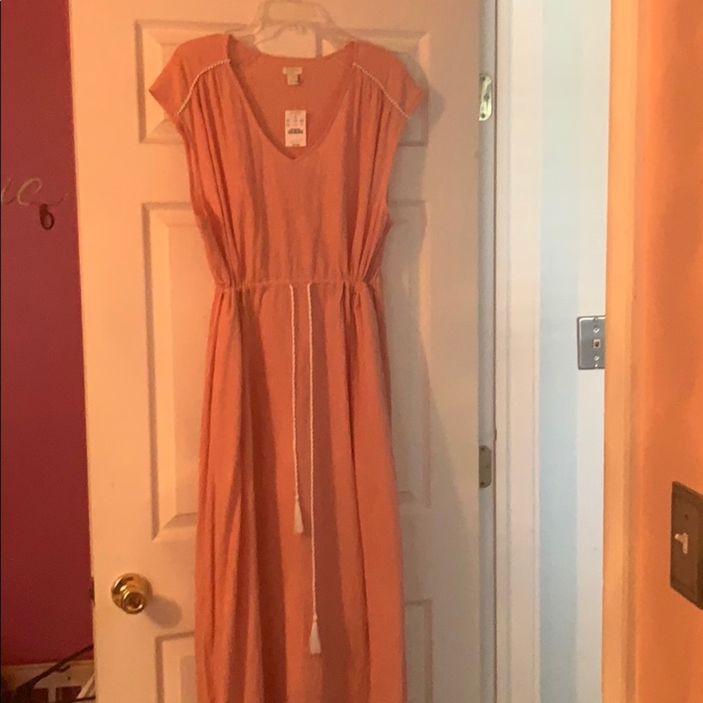 JCrew Maxi Dress w/ knee split